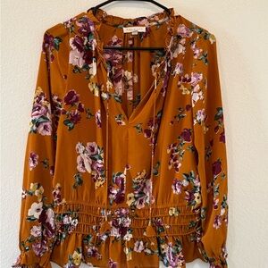 Socialite Floral Amber Blouse